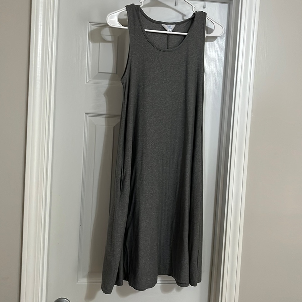 grey tank dress